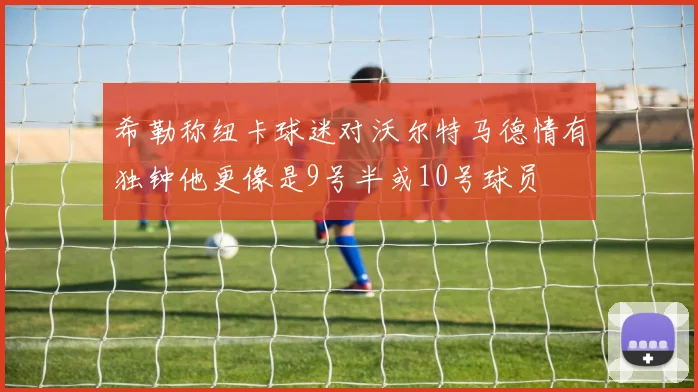 希勒称纽卡球迷对沃尔特马德情有独钟他更像是9号半或10号球员