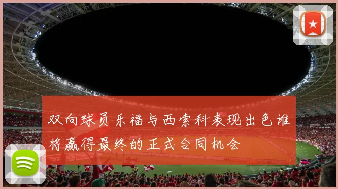 双向球员乐福与西索科表现出色谁将赢得最终的正式合同机会